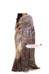 Pure tussar ghicha silk saree Manish